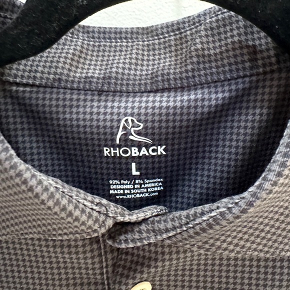 Rhoback Gray Performance Polo Shirt - Picture 3 of 5